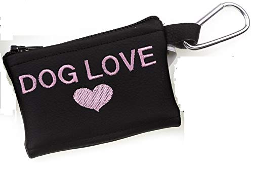MICHI PS05 Waste Bag Dispenser Dog Love PINK Hundekotbeutel Spender von MICHI