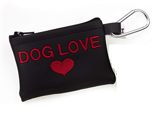 MICHI PS06 Waste Bag Dispenser Dog Love RED Hundekotbeutel Spender von MICHI