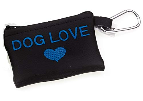 MICHI PS07 Waste Bag Dispenser Dog Love Blue Hundekotbeutel Spender von MICHI