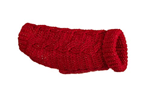 MICHI S cm38 Sweater Xmas RED M 35 cm Hund Pullover von MICHI