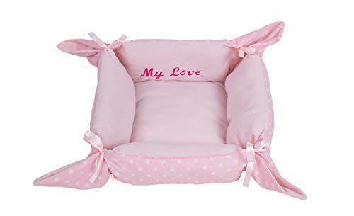 MICHI SC92 My Love Dog Bed Pink M Hundebett von MICHI