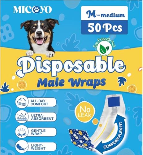 MICOOYO Wegwerf-Hundewindeln Rüde MICOOYO Wegwerf-Hundewindeln Rüde von MICOOYO
