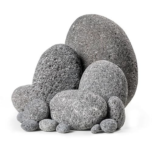 ARKA mySCAPE-Lava Pebbles - 10kg /10-200 mm Mix - Lava-Pebbles für eindrucksvolle Aquascapes in Süßwasseraquarien, unterstützen die natürliche Filtration und bieten kreativen Gestaltungsspielraum. von MICROBE-LIFT