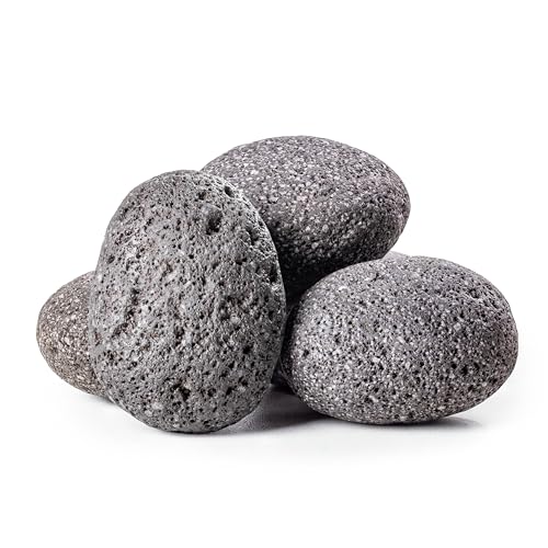 ARKA mySCAPE-Lava Pebbles - 10kg / 50-70 mm - Lava-Pebbles für eindrucksvolle Aquascapes in Süßwasseraquarien, unterstützen die natürliche Filtration und bieten kreativen Gestaltungsspielraum. von MICROBE-LIFT