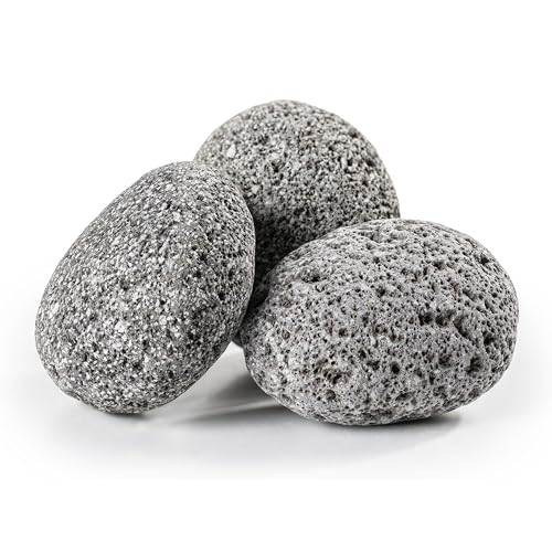ARKA mySCAPE-Lava Pebbles - 10kg / 70-90 mm - Lava-Pebbles für eindrucksvolle Aquascapes in Süßwasseraquarien, unterstützen die natürliche Filtration und bieten kreativen Gestaltungsspielraum. von ARKA