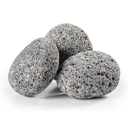 ARKA mySCAPE-Lava Pebbles - 10kg / 70-90 mm - Lava-Pebbles für eindrucksvolle Aquascapes in Süßwasseraquarien, unterstützen die natürliche Filtration und bieten kreativen Gestaltungsspielraum. von MICROBE-LIFT