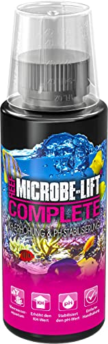 MICROBE-LIFT Complete - 118 ml - KH-Erhöhung und pH-Stabilisierung für Meerwasseraquarien, unterstützt EIN stabiles und gesundes Korallenwachstum. von MICROBE-LIFT
