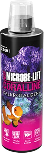 MICROBE-LIFT Coralline - 473 ml - Kalkrotalgen-Booster zur Beschleunigung des Wachstums und Intensivierung der Farben von Kalkrotalgen in Meerwasseraquarien. von MICROBE-LIFT