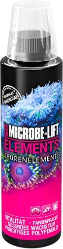 MICROBE-LIFT Elements - 236 ml - Essentielle Mineralien und Spurenelemente zur Förderung von Stein- und Weichkorallen in Meerwasseraquarien, steigert Gesundheit und Farbenvielfalt. von MICROBE-LIFT