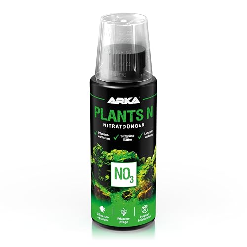 ARKA Plants N - 118 ml - Stickstoff-/Nitratdünger, fördert prächtigen Pflanzenwuchs in Süßwasseraquarien, ideal für Aquascaping, phosphatfrei. von ARKA