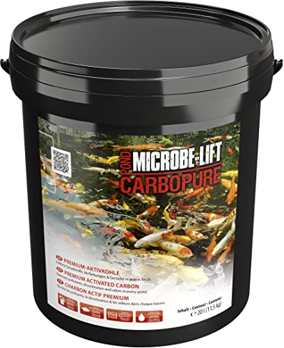 Microbe-Lift Pond Carbopure - 11,5 kg - Premium Aktivkohle für glasklares Teichwasser, entfernt effektiv Trübungen und Giftstoffe. von ARKA