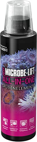 MICROBE-LIFT All-In-One - 236 ml - Komplettlösung für Korallenversorgung in Meerwasseraquarien, fördert Wachstum und Farbenpracht, mit essenziellen Spurenelementen und Vitaminen. von MICROBE-LIFT