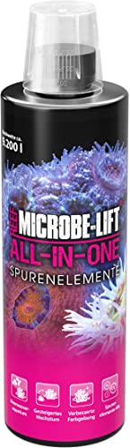 MICROBE-LIFT All-In-One - 473 ml - Komplettlösung für Korallenversorgung in Meerwasseraquarien, fördert Wachstum und Farbenpracht, mit essenziellen Spurenelementen und Vitaminen. von MICROBE-LIFT