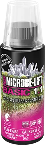 MICROBE-LIFT Basic 1.1 Strontiumkomplex - 120 ml - Teil des Basic-Systems, ergänzt Strontium für eine verbesserte Korallenversorgung in Meerwasseraquarien. MICROBE-LIFT Basic 1.1 Strontiumkomplex - 120 ml - Teil des Basic-Systems, ergänzt Strontium für eine verbesserte Korallenversorgung in Meerwasseraquarien. von ARKA