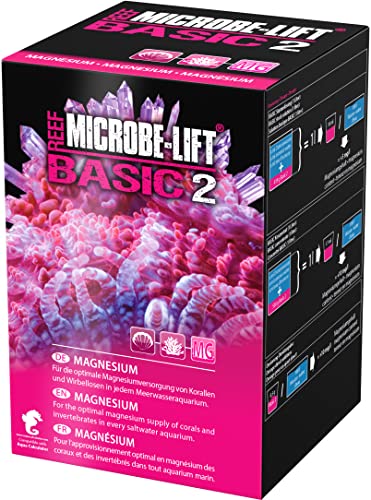 MICROBE-LIFT® - Basic 2 Magnesium | Magnesium-Zusatz zur Korallenversogung in jedem Meerwasseraquarium | Basic-System | Hochrein | Inhalt: 2000 g von MICROBE-LIFT