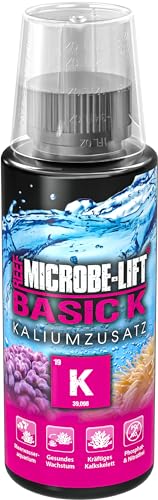 Microbe-Lift Basic K - 118 ml - Kalium Zusatz für Meerwasseraquarien zur gezielten Kaliumanhebung, unterstützt Korallenwachstum und -Farben. Microbe-Lift Basic K - 118 ml - Kalium Zusatz für Meerwasseraquarien zur gezielten Kaliumanhebung, unterstützt Korallenwachstum und -Farben. von ARKA