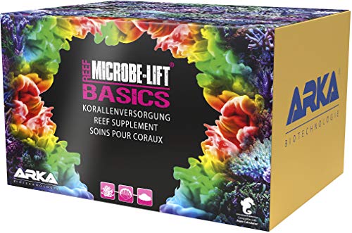 MICROBE-LIFT Basic-Set normal - Starterset für individuelle Korallenversorgung im Meerwasseraquarium, inkl. 3X 1 L Dosierbehälter und Zubehör. von ARKA