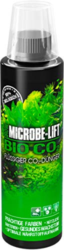 MICROBE-LIFT Bio-CO2-236ml - Innovativer flüssiger CO2-Dünger. Fördert das Pflanzenwachstum in Süßwasseraquarien mit Mikroben & Huminsäure, frei von Nitraten. von MICROBE-LIFT
