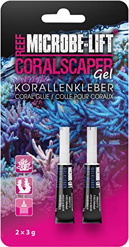 MICROBE-LIFT Coralscaper - Korallenkleber - Sekundenkleber in Gel Form, einfache und sichere Anwendung im Meerwasser, 2x 3g von MICROBE-LIFT