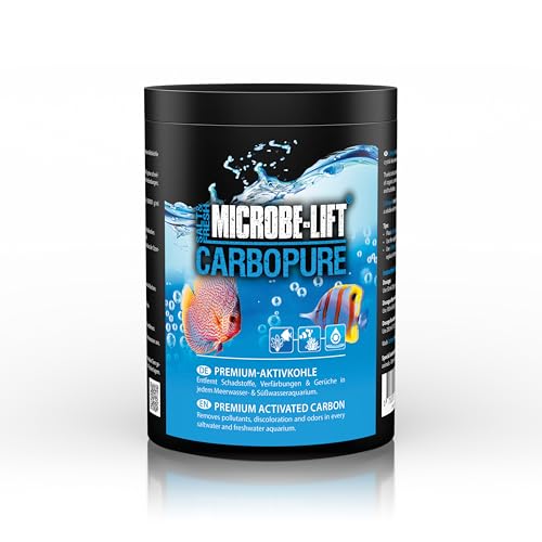 MICROBE-LIFT Carbopure - 1000 ml - Premium Aktivkohle, entfernt effektiv Verunreinigungen und Trübungen aus jedem Aquarium, dampfaktiviert & säuregewaschen. von MICROBE-LIFT