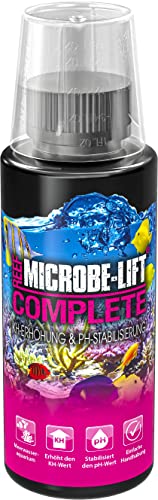 MICROBE-LIFT® - Complete | KH-Erhöhung & pH-Stabilisierung | Zur effektiven Erhöhung der Karbonat-Härte und Stabilisierung des pH Werts in jedem Meerwasser Aquarium | Inhalt: 118 ml von MICROBE-LIFT