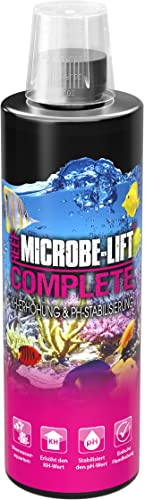 MICROBE-LIFT Complete - 473 ml - KH-Erhöhung und pH-Stabilisierung für Meerwasseraquarien, unterstützt EIN stabiles und gesundes Korallenwachstum. von MICROBE-LIFT