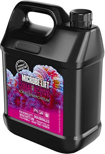 MICROBE-LIFT Coral Active - 3785 ml - Korallenbooster für Steigerung von Wachstum & Farbenpracht bei Steinkorallen & Muscheln in Meerwasseraquarien. von MICROBE-LIFT