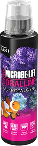 MICROBE-LIFT Coralline - 236 ml - Kalkrotalgen-Booster zur Beschleunigung des Wachstums und Intensivierung der Farben von Kalkrotalgen in Meerwasseraquarien. von MICROBE-LIFT