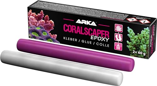 ARKA Coralscaper - 120g - 2K Epoxy Korallenkleber für sichere Befestigung von Korallen & Riffaufbauten in Meerwasseraquarien, fest und langlebig ARKA Coralscaper - 120g - 2K Epoxy Korallenkleber für sichere Befestigung von Korallen & Riffaufbauten in Meerwasseraquarien, fest und langlebig von ARKA