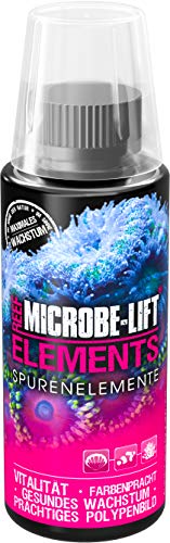 MICROBE-LIFT Elements - 118 ml - Essentielle Mineralien und Spurenelemente zur Förderung von Stein- und Weichkorallen in Meerwasseraquarien, steigert Gesundheit und Farbenvielfalt. von MICROBE-LIFT