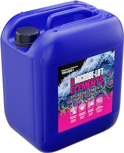 MICROBE-LIFT Elements - 5000 ml - Essentielle Mineralien und Spurenelemente zur Förderung von Stein- und Weichkorallen in Meerwasseraquarien, steigert Gesundheit und Farbenvielfalt. von MICROBE-LIFT