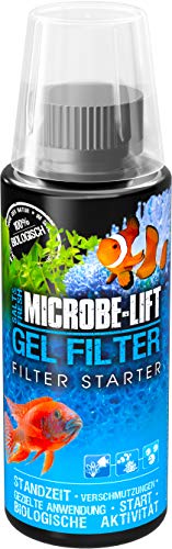 Microbe-Lift Gel Filter - 118ml - Biologische Filterstarter Bakterien in Gel-Form, aktiviert Filtermedien sofort, verlängert Reinigungsintervalle, für Meer- & Süßwasseraquarien. von MICROBE-LIFT