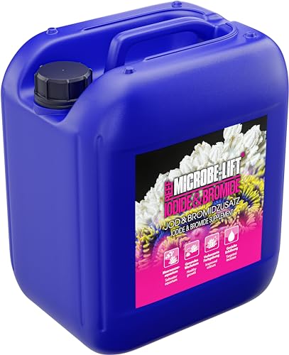 Microbe-Lift Iodide & Bromide - 5000 ml - Jod- & Bromidzusatz, verbessert die Vitalität und Farben von Korallen, unterstützt die Gesundheit in Meerwasseraquarien. von ARKA