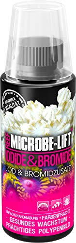 MICROBE-LIFT® - Iodide & Bromide | Jod & Bromid Zusatz zur Korallenversorgung in jedem Meerwasser Aquarium | Gezielt & effektiv | Inhalt: 118 ml von MICROBE-LIFT