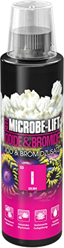 MICROBE-LIFT Iodide & Bromide - 236 ml - Jod- & Bromidzusatz, verbessert die Vitalität und Farben von Korallen, unterstützt die Gesundheit in Meerwasseraquarien. von MICROBE-LIFT