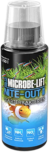 MICROBE-LIFT Nite-Out II - 118 ml - Lebende Starterbakterien zur schnellen und sicheren Einrichtung von Meer- und Süßwasseraquarien, fördert die biologische Balance, 100% biologisch von ARKA