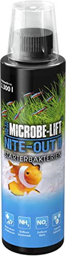 MICROBE-LIFT Nite-Out II - 236 ml - Lebende Starterbakterien zur schnellen und sicheren Einrichtung von Meer- und Süßwasseraquarien, fördert die biologische Balance, 100% biologisch von ARKA