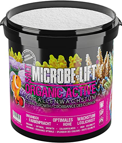 MICROBE-LIFT Organic Active Salt - 10 kg - Qualitäts-Meersalz mit organischen Bestandteilen, fördert Wachstum und Farbenpracht der Korallen in Meerwasseraquarien. von MICROBE-LIFT