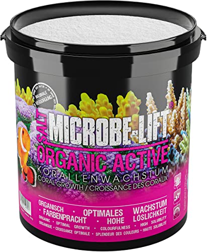 MICROBE-LIFT Organic Active Salt - 20 kg - Qualitäts-Meersalz mit organischen Bestandteilen, fördert Wachstum und Farbenpracht der Korallen in Meerwasseraquarien. von MICROBE-LIFT