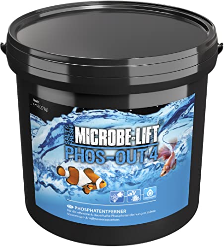 MICROBE-LIFT Phos-Out 4-5000 ml - Phosphat-Entferner auf Eisenhydroxid-Basis, entfernt effektiv Phosphat, Silikat und Gelbstoffe aus Meer- und Süßwasseraquarien. von MICROBE-LIFT