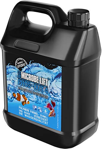 MICROBE-LIFT® - Phos-Out 4 | Flüssiger Phosphat-Entferner für jedes Meerwasser und Süßwasser Aquarium| FREI VON Lanthan | Inhalt: 3785 ml von MICROBE-LIFT