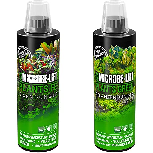 MICROBE-LIFT Plants FE – Flüssiger Eisen Dünger für Aquarium Pflanzen, hochkonzentriert, 473ml & Plants Green – Pflanzendünger, Volldünger für Aquarium Pflanzen, hochkonzentriert, 473ml MICROBE-LIFT Plants FE – Flüssiger Eisen Dünger für Aquarium Pflanzen, hochkonzentriert, 473ml & Plants Green – Pflanzendünger, Volldünger für Aquarium Pflanzen, hochkonzentriert, 473ml von MICROBE-LIFT
