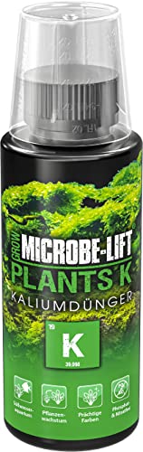 MICROBE-LIFT® - Plants K | Kaliumdünger für Pflanzen in jedem Süßwasser Aquarium | Für prachtvollen Pflanzenwuchs | FREI VON Nitrat & Phosphat | Aquascaping | Inhalt: 118 ml von MICROBE-LIFT