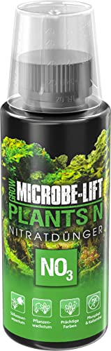 MICROBE-LIFT® - Plants N | Stickstoff/Nitrat Dünger für Pflanzen in jedem Süßwasser Aquarium | Für prachtvollen Pflanzenwuchs | FREI VON Phosphat | Aquascaping | Inhalt: 118 ml von MICROBE-LIFT