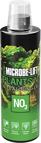 MICROBE-LIFT Plants N - 473 ml - Stickstoff-/Nitratdünger, fördert prächtigen Pflanzenwuchs in Süßwasseraquarien, ideal für Aquascaping, phosphatfrei. von MICROBE-LIFT
