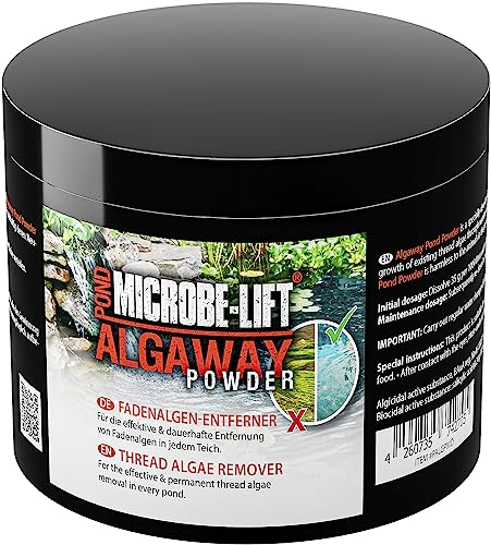MICROBE-LIFT Pond Algaway Powder - 500g - Effektiver Fadenalgenentferner für Teiche, beseitigt Algen schnell und verhindert Neubildung, umweltfreundlich. von MICROBE-LIFT
