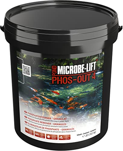 MICROBE-LIFT Pond Phos-Out 4-20 L - Leistungsstarker Phosphat-Entferner, entfernt Phosphat, Silikat, Sulfid und Gelbstoffe effektiv, auf Eisenhydroxid-Basis. von MICROBE-LIFT