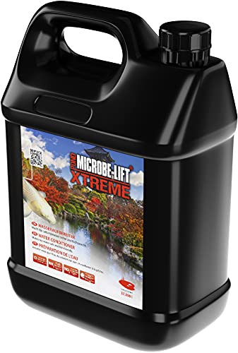 MICROBE-LIFT Pond Xtreme - 3785 ml - Macht Gartenteichwasser fischgerecht, entfernt Chlor und Ammoniak, sicher für alle Teichbewohner. von MICROBE-LIFT