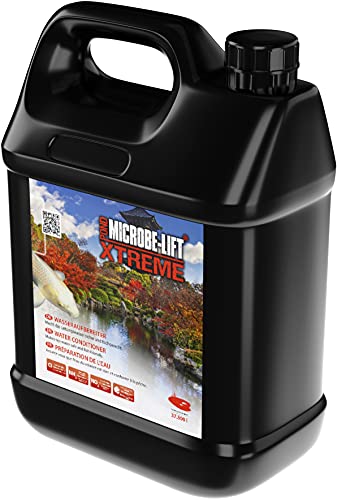 Microbe-Lift Pond Xtreme - 3785 ml - Macht Gartenteichwasser fischgerecht, entfernt Chlor und Ammoniak, sicher für alle Teichbewohner. von ARKA