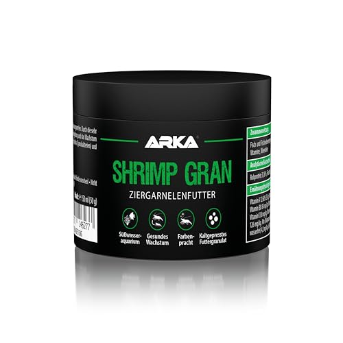 MICROBE-LIFT Shrimp Gran - 150 ml / 50 g - Premium Garnelenfutter als Alleinfutter, kaltgepresst, fördert Wachstum und Farbenpracht von Garnelen in Süßwasseraquarien. von MICROBE-LIFT